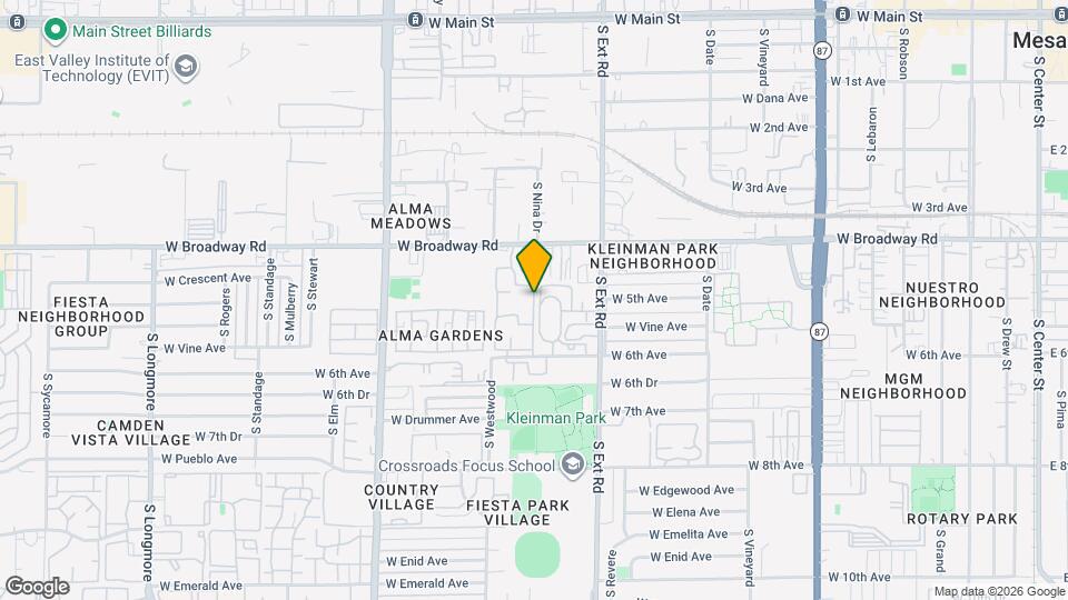 Sendero Ridge Map and Location Details