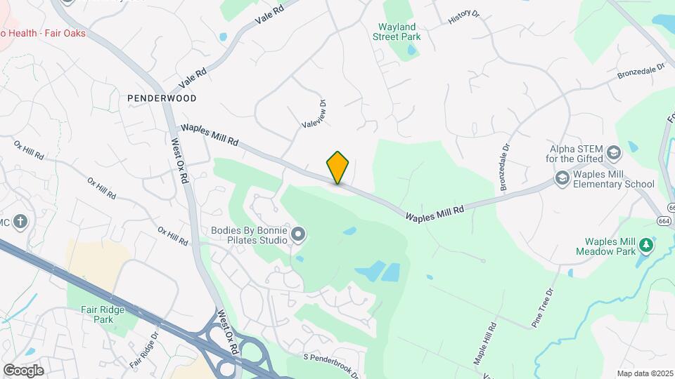 11929 Waples Mill Rd Map and Location Details