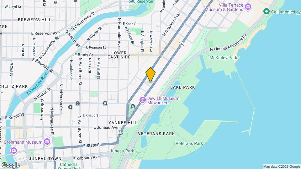 1537 N Prospect Ave Mapa y Detalles de la Ubicación