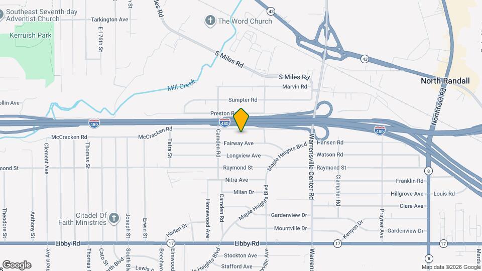 19450 McCracken Rd Map and Location Details