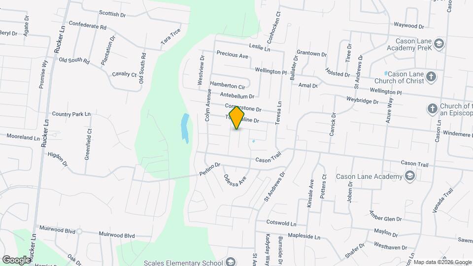 1708 Bellamy Ln Map and Location Details