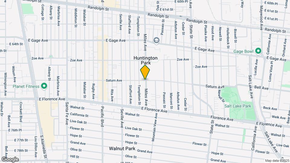 2814 Saturn Ave Mapa y Detalles de la Ubicación