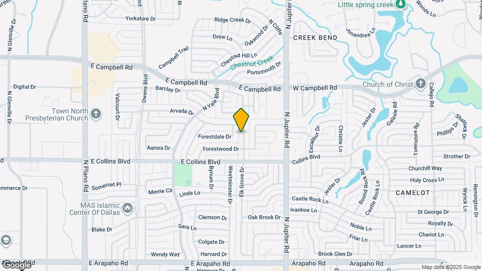 1709 Elk Grove Dr Map and Location Details