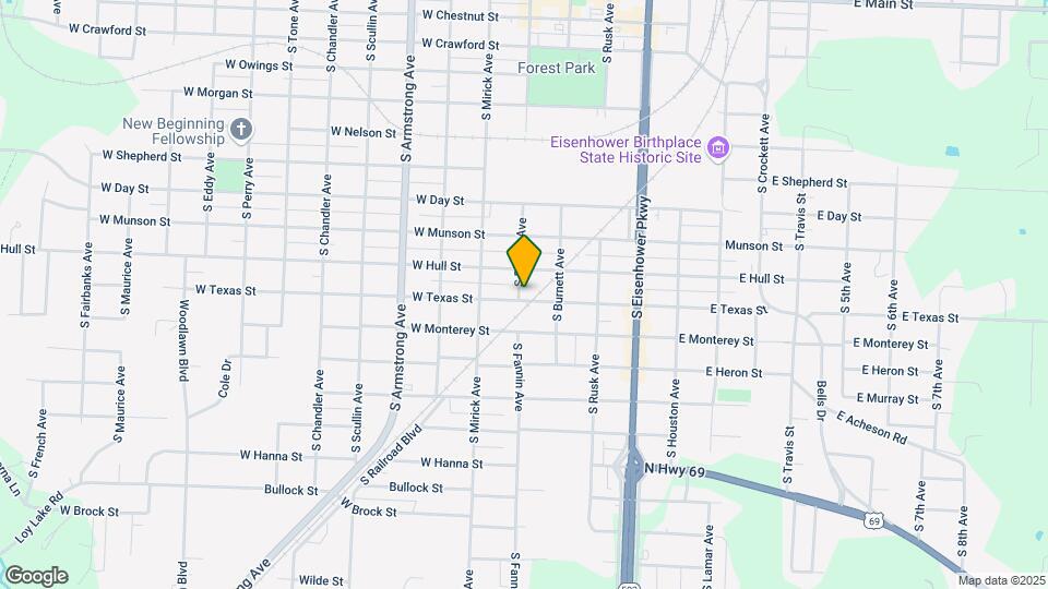 431 W Texas St Map and Location Details