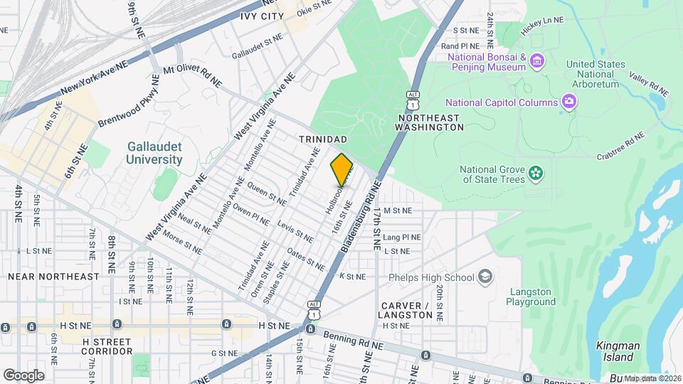 1651 Holbrook St NE Map and Location Details