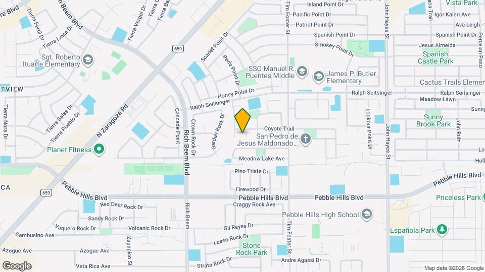 3089 Coyote View Map and Location Details