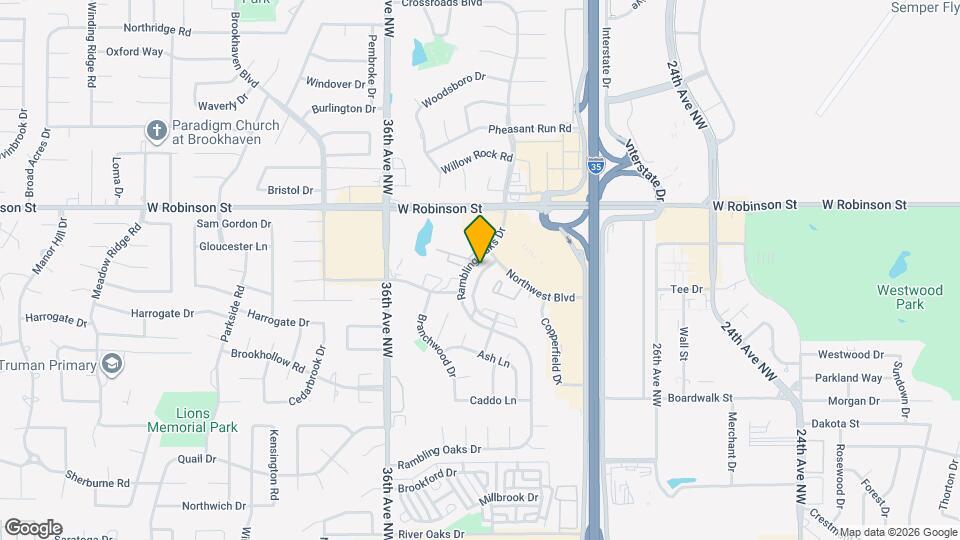 1061 Rambling Oaks Dr Map and Location Details