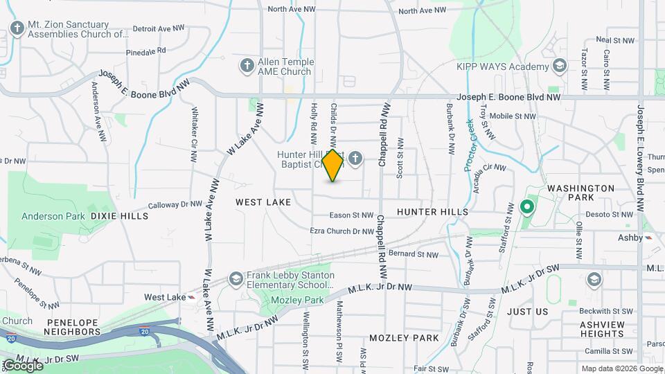 1480 Norris Pl NW Map and Location Details