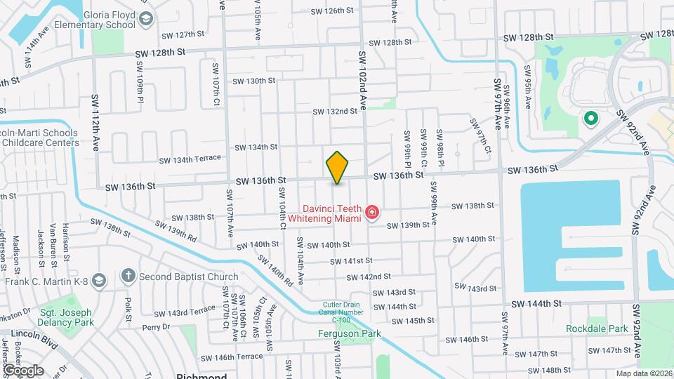 13621 SW 103rd Ave Map and Location Details