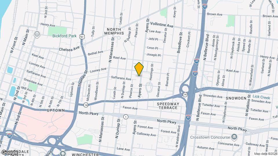715 Ayers St Map and Location Details