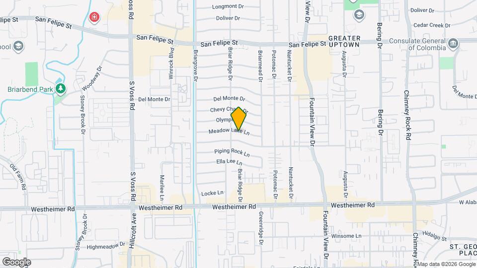 6159 Meadow Lake Ln Map and Location Details