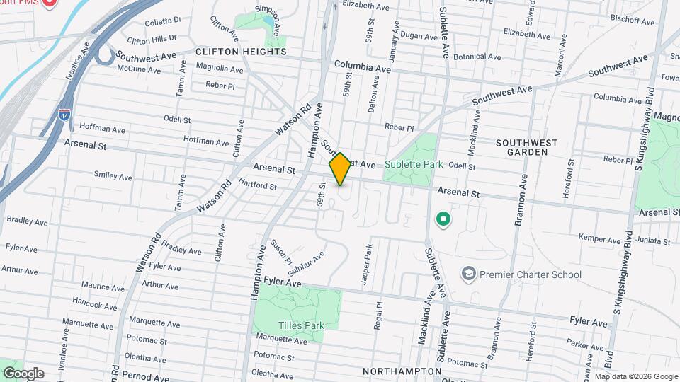 3125 Park Hampton Ct Map and Location Details