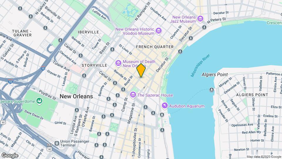 541 Bienville St Map and Location Details