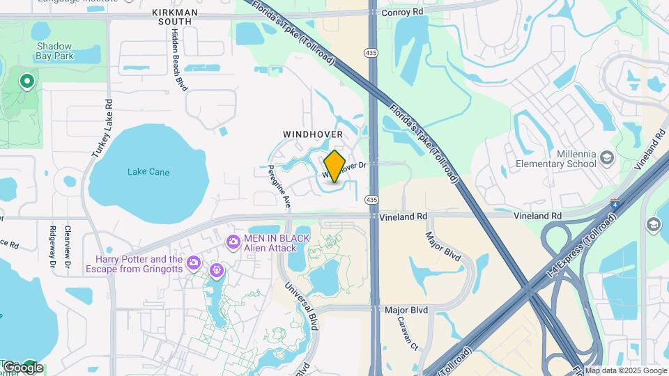 5852 Windhover Dr Map and Location Details