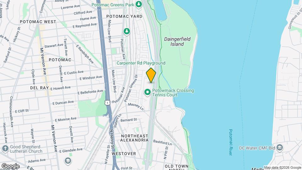 1734 W Abingdon Dr Map and Location Details