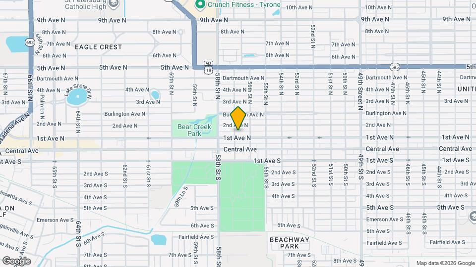 5655 1st Ave N Map and Location Details