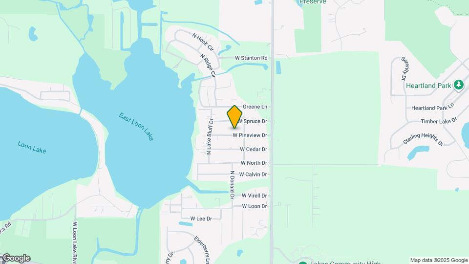 22172 W Pineview Dr Map and Location Details