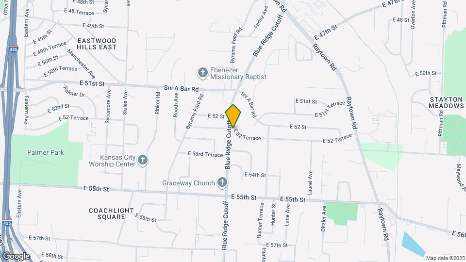 5207 Blue Ridge Cutoff Map and Location Details