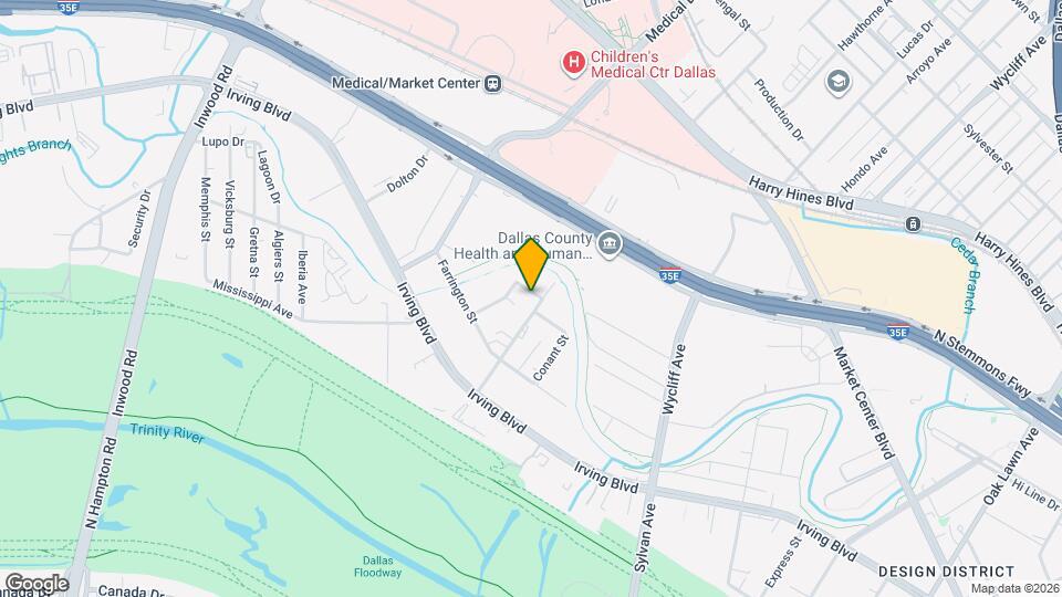 1371 Crampton St Map and Location Details