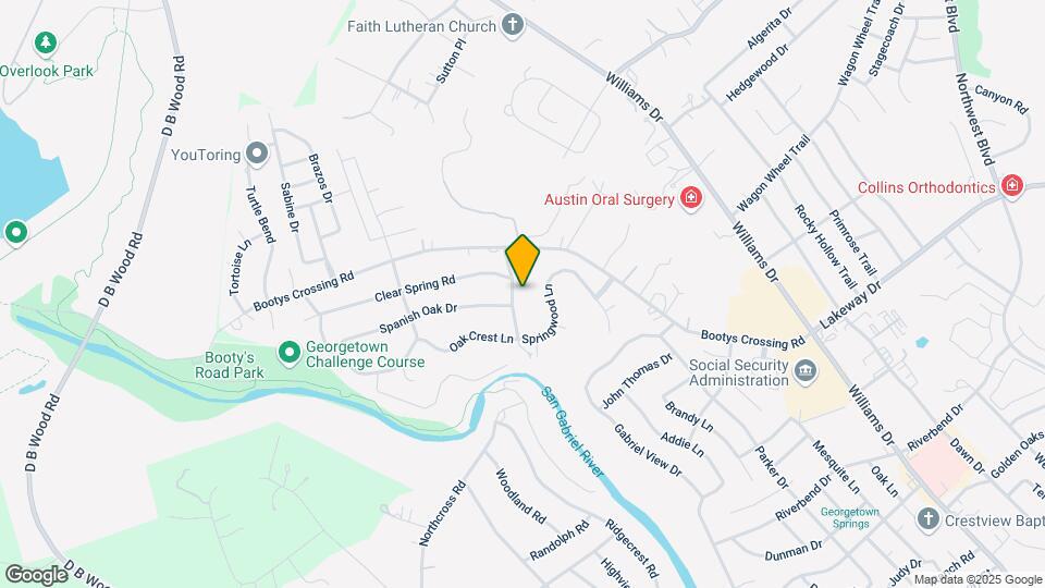 209 Oak Crest Ln Map and Location Details