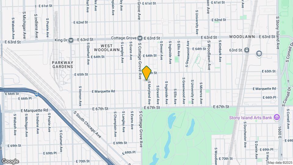 6526 S Maryland Ave, Unit 1 Mapa y Detalles de la Ubicación