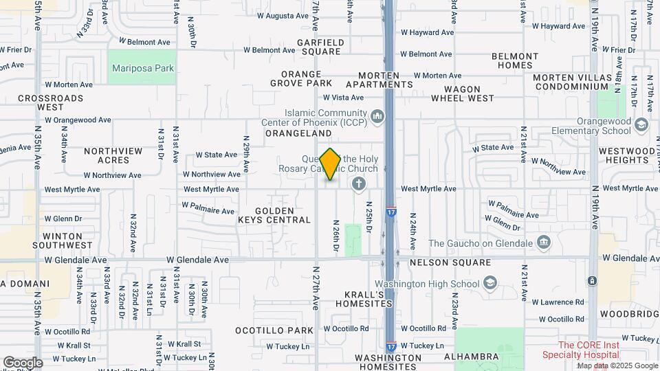 7201 N 26th Ln Map and Location Details