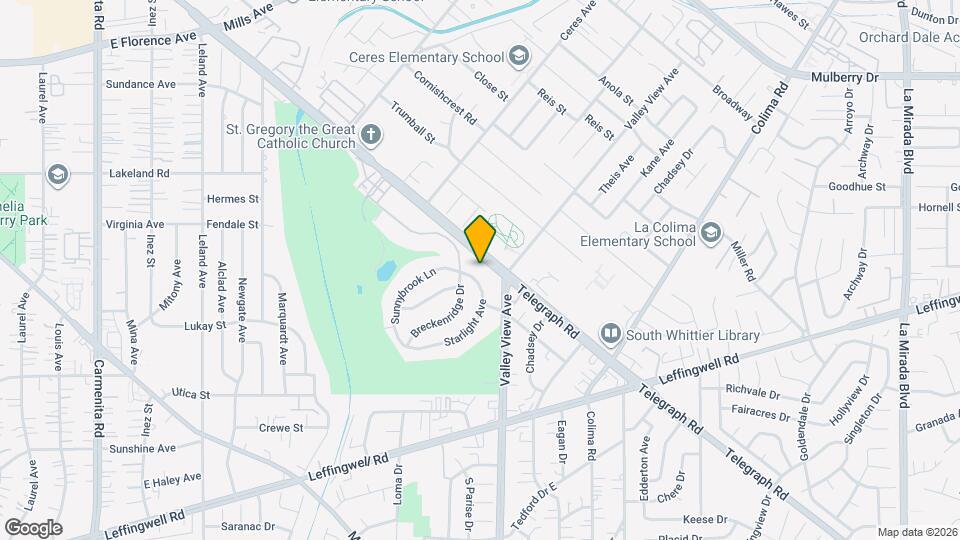 11414 Starlight Ave Map and Location Details