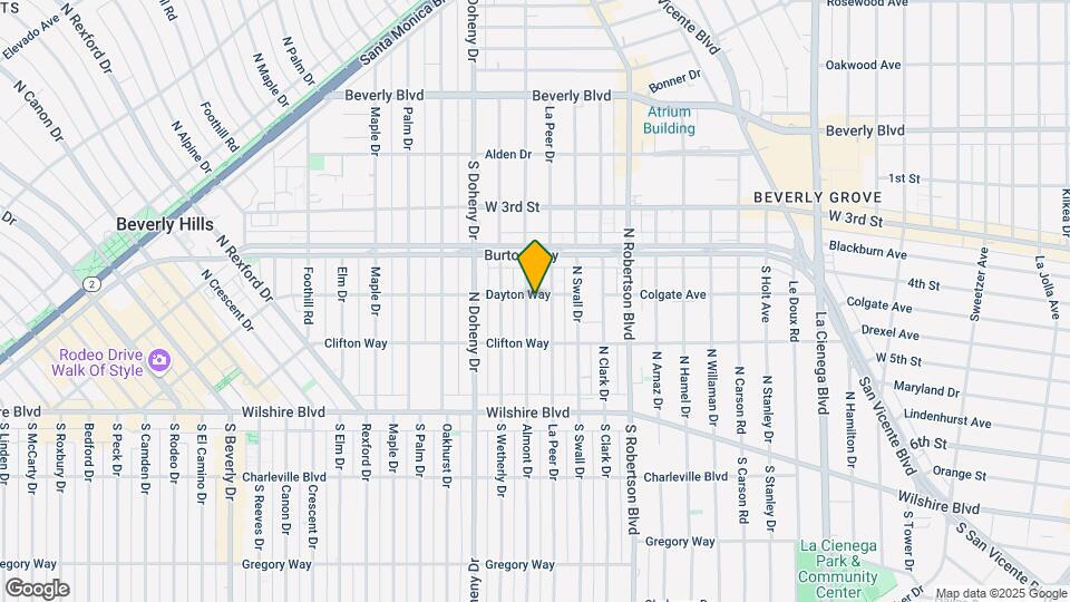 250 N Almont Dr Map and Location Details