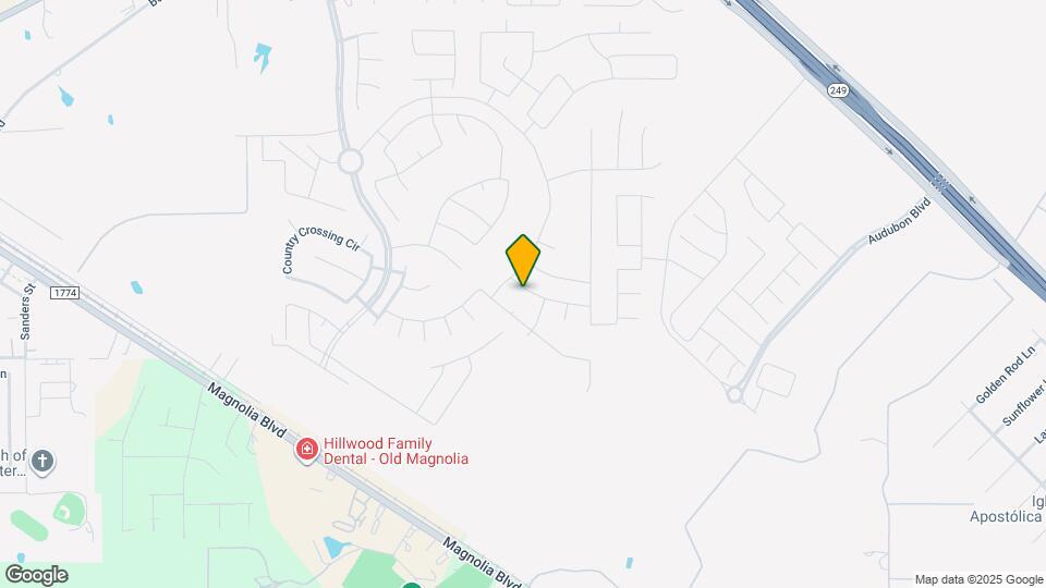 316 Bush Mdw Ln Map and Location Details