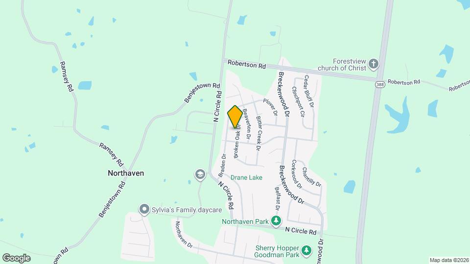 5267 Broken Oak Dr Map and Location Details