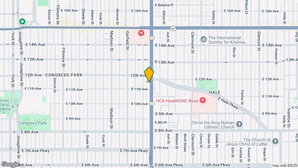 1125 Colorado Blvd Mapa y Detalles de la Ubicación