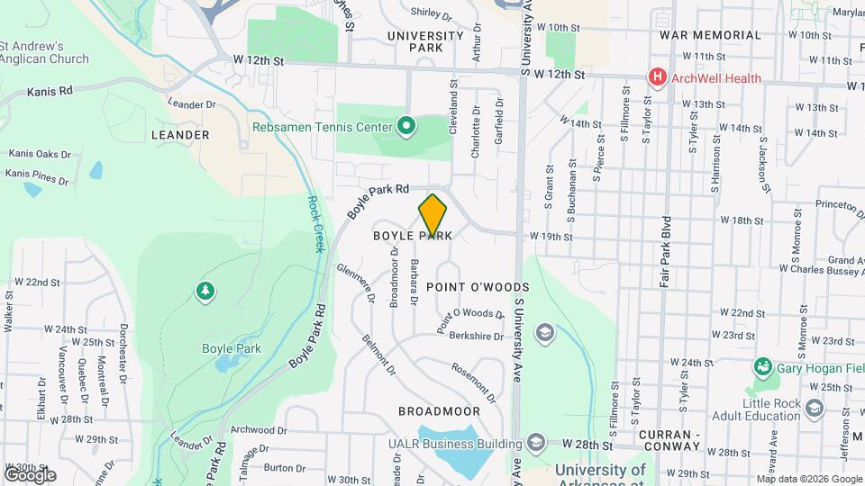 1818 Joyce Ct Map and Location Details