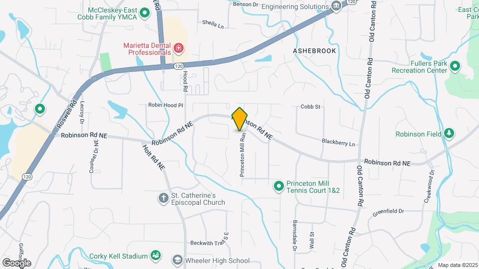 745 Princeton Mill Run Map and Location Details