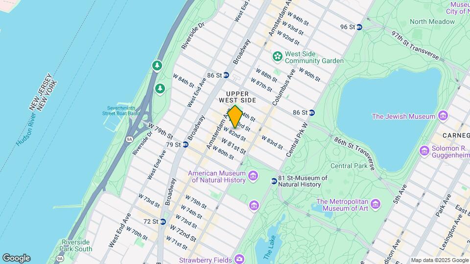 137 W 82nd St Map and Location Details