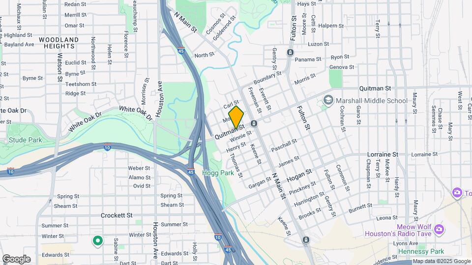 406 Quitman St Map and Location Details