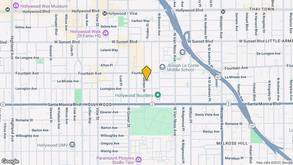 1222 Gordon St Map and Location Details