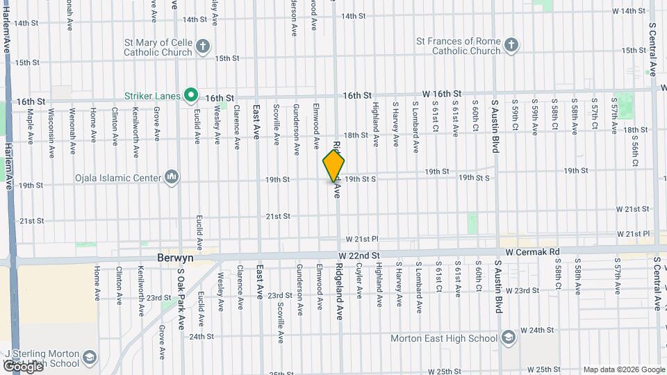 1906 Ridgeland Ave Map and Location Details
