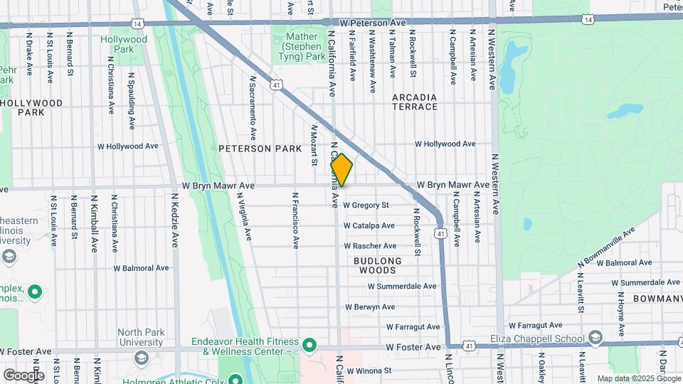 5551 N California Ave Map and Location Details