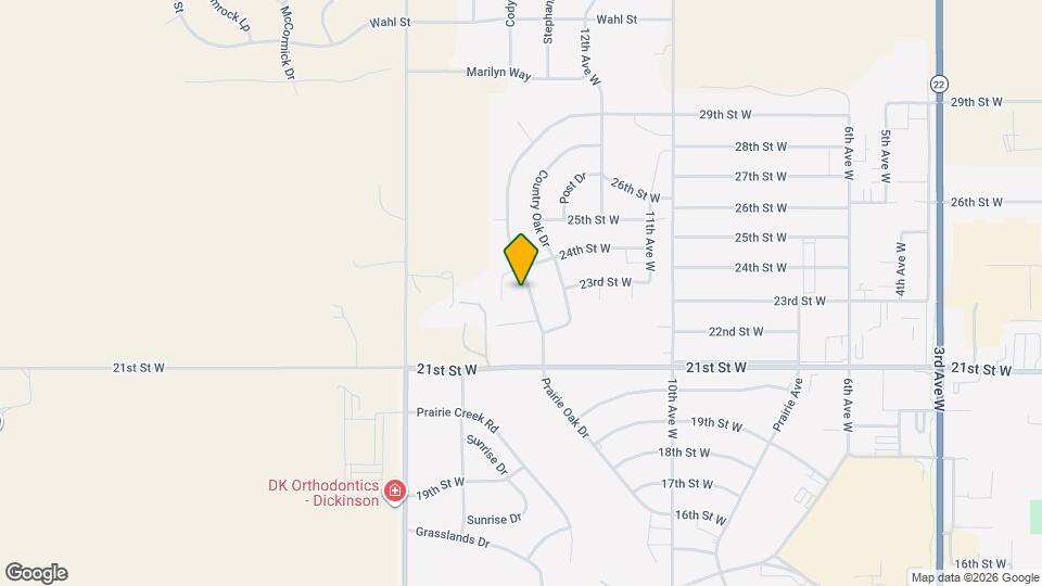 2331 Prairie Oak Dr Mapa y Detalles de la Ubicación