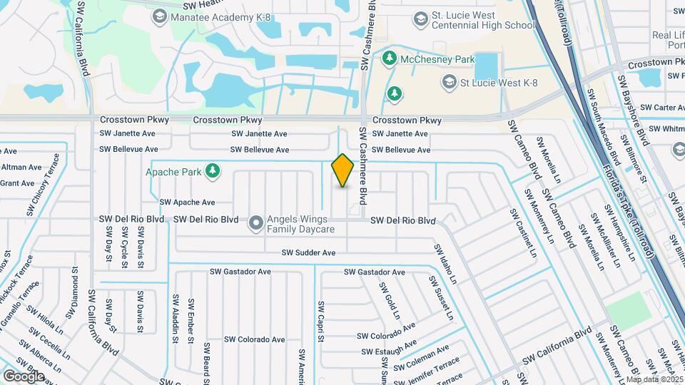 1742 SW Garnet St Map and Location Details