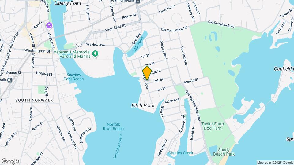 35 Cove Ave, Unit 1 Map and Location Details
