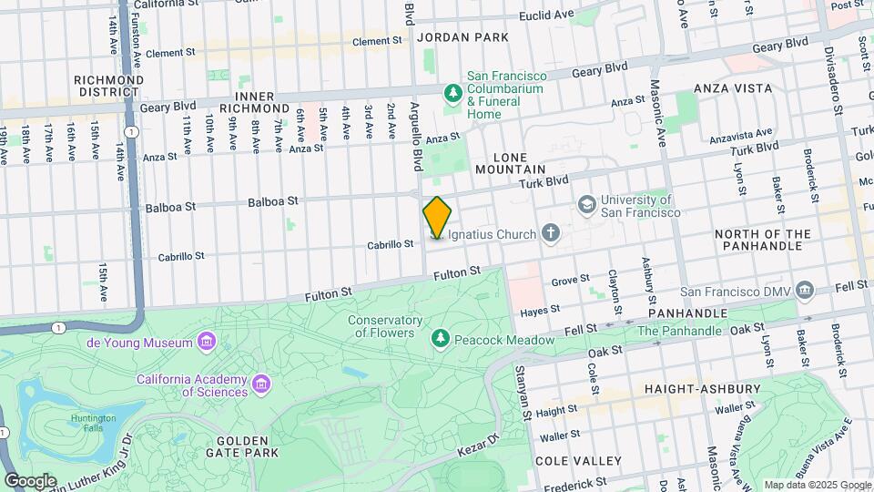 2766 Mcallister St Map and Location Details