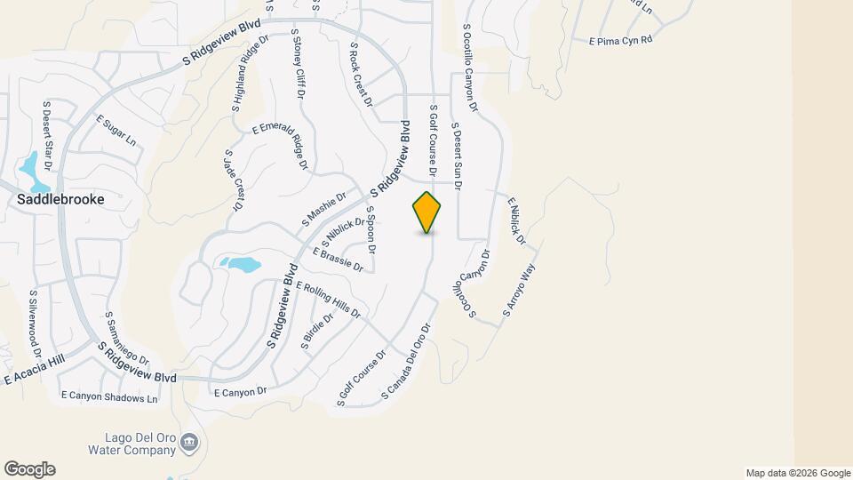 37796 S Golf Course Dr Map and Location Details
