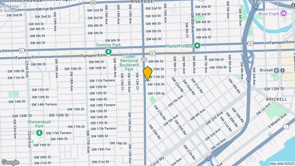 1165 SW 12th St Mapa y Detalles de la Ubicación