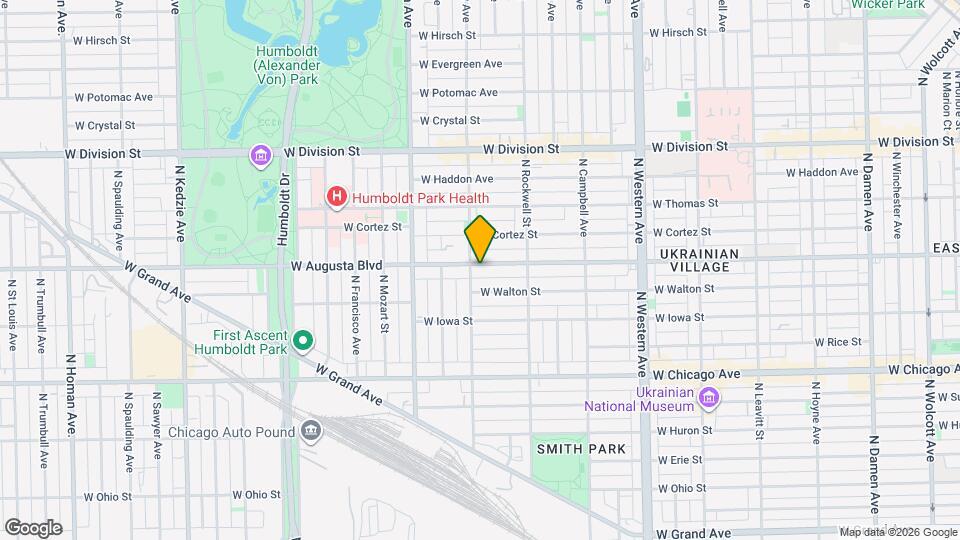 2651 W Augusta Blvd Map and Location Details