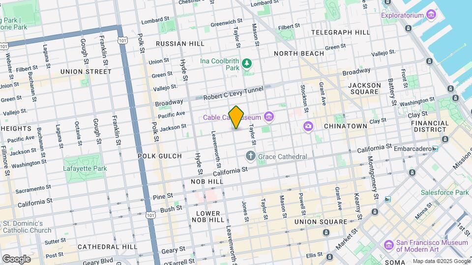 The Bently Nob Hill Mapa y Detalles de la Ubicación