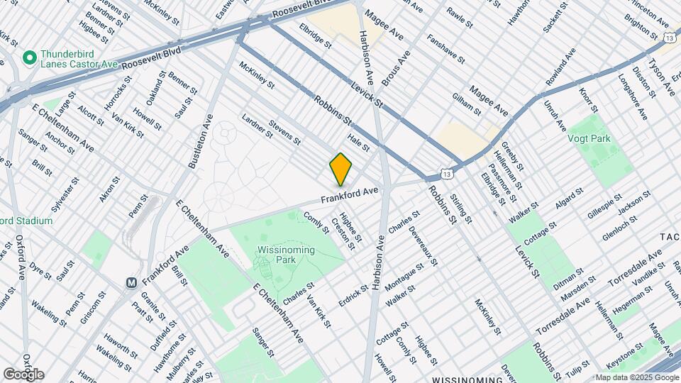 6100 Frankford Ave Map and Location Details