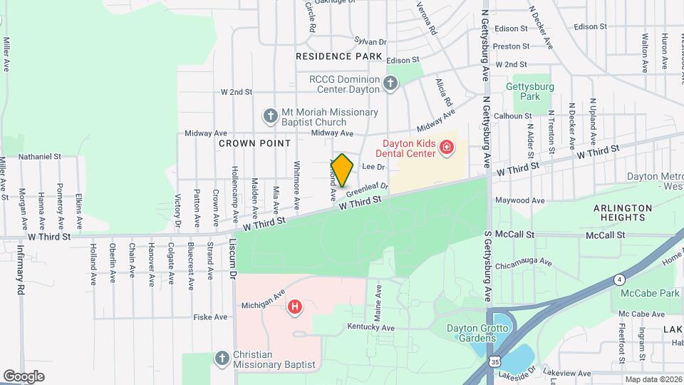 4521 Greenleaf Dr Map and Location Details