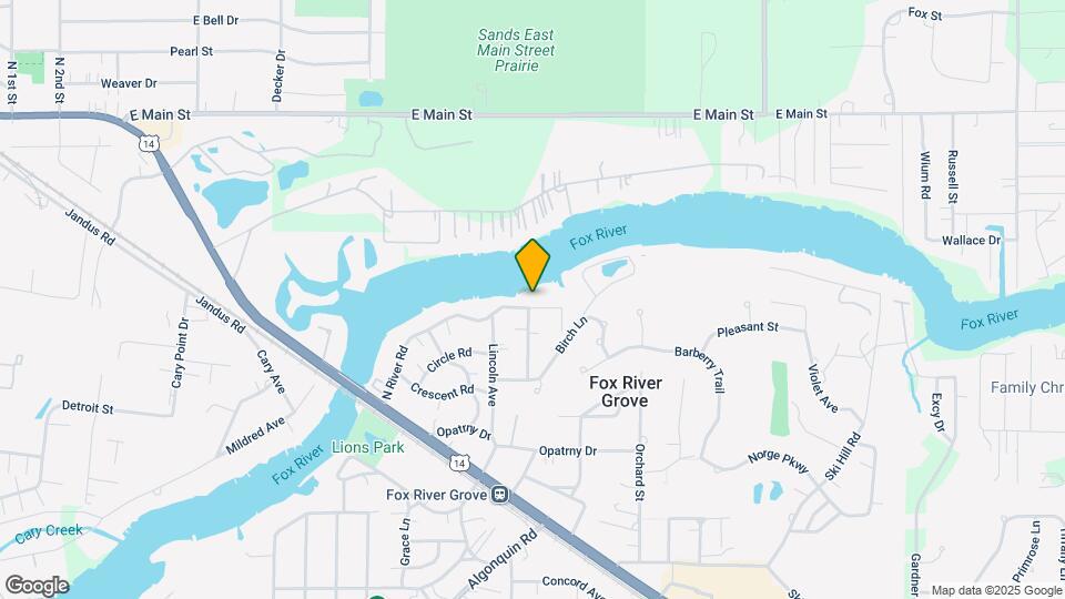 500 N River Rd Map and Location Details