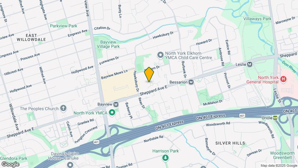 662-6662 Sheppard Ave E Map and Location Details